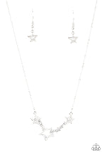 Load image into Gallery viewer, Paparazzi Necklace - Proudly Patriotic - White
