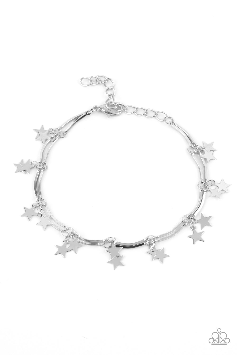 Paparazzi Bracelet - Party in the USA - Silver