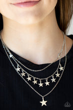 Load image into Gallery viewer, Paparazzi Necklace - Americana Girl - Silver
