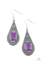 Load image into Gallery viewer, Paparazzi Earring - Deco Dreaming - Purple
