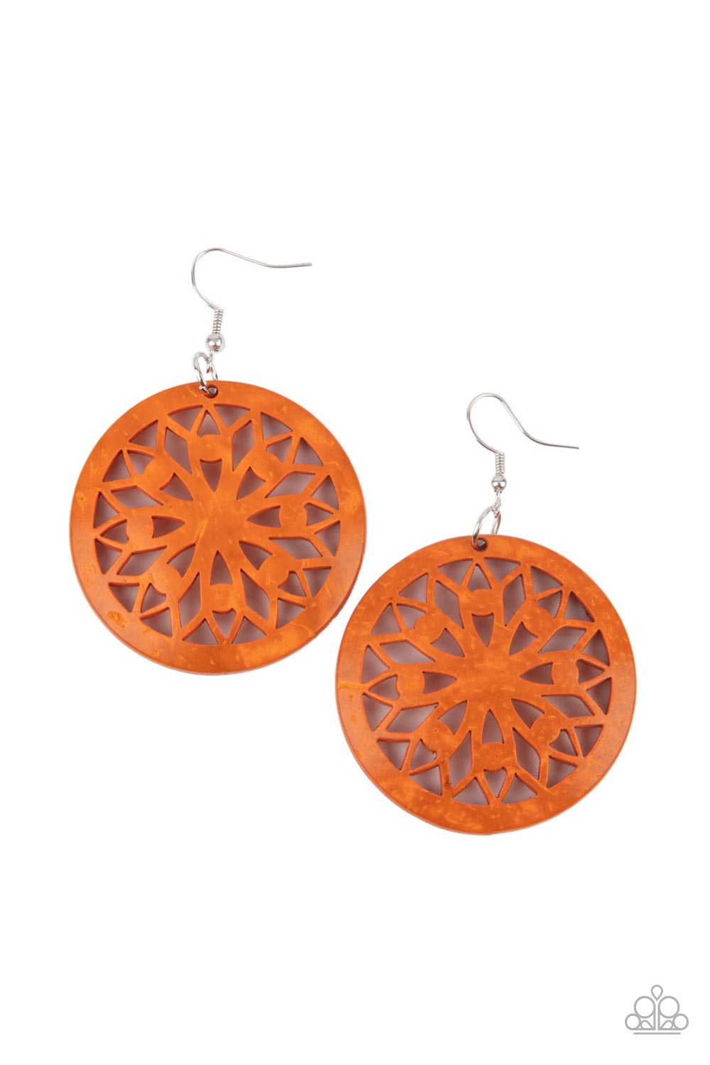 Paparazzi Earring - Ocean Canopy - Orange