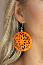 Load image into Gallery viewer, Paparazzi Earring - Ocean Canopy - Orange
