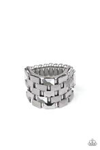 Load image into Gallery viewer, Paparazzi Ring - Checkered Couture - Silver
