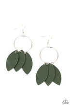 Load image into Gallery viewer, Paparazzi Earring - Leafy Laguna - Green
