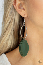 Load image into Gallery viewer, Paparazzi Earring - Leafy Laguna - Green

