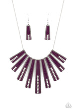 Load image into Gallery viewer, Paparazzi Necklace - FAN-tastically Deco - Purple
