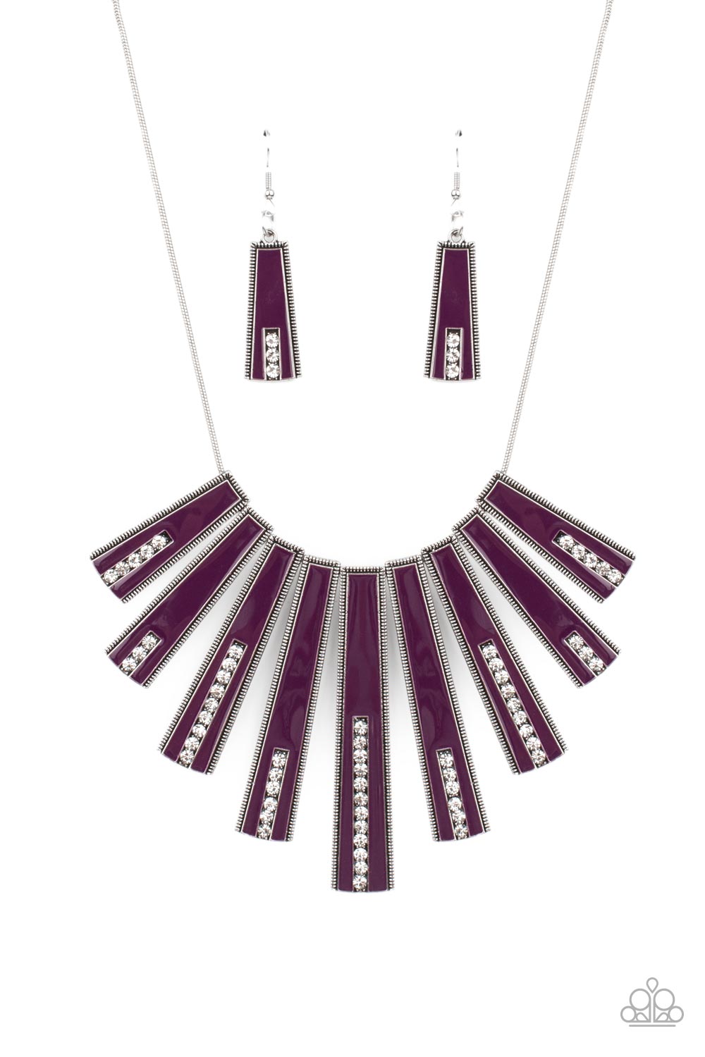 Paparazzi Necklace - FAN-tastically Deco - Purple