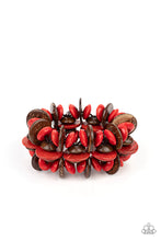 Load image into Gallery viewer, Paparazzi Bracelet - Caribbean Canopy - Red
