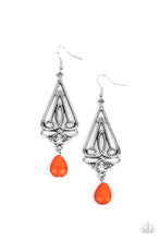Load image into Gallery viewer, Paparazzi Earring - Transcendent Trendsetter - Orange
