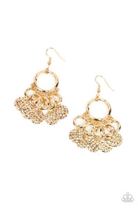 Paparazzi Earring - Partners in CHIME - Gold