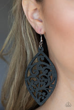 Load image into Gallery viewer, Paparazzi Earring - Coral Garden - Black
