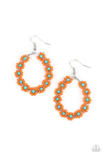 Load image into Gallery viewer, Paparazzi Earring - Festively Flower Child - Orange
