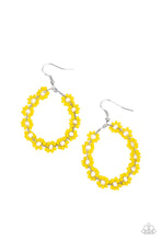 Load image into Gallery viewer, Paparazzi Earring - Festively Flower Child - Yellow
