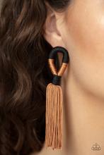 Load image into Gallery viewer, Paparazzi Earring -Moroccan Mambo - Brown
