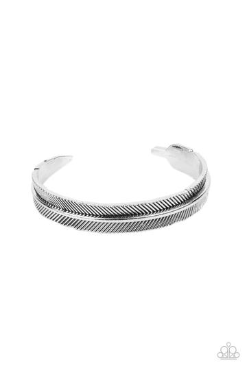 Paparazzi Bracelet - Quill-Call - SIlver