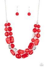 Load image into Gallery viewer, Paparazzi Necklace - Oceanic Opulence - Red

