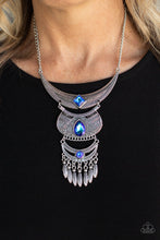 Load image into Gallery viewer, Paparazzi Necklace - Lunar Enchantment - Blue
