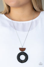 Load image into Gallery viewer, Paparazzi Necklace - Homespun Stylist - Black

