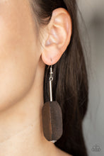 Load image into Gallery viewer, Paparazzi Earring - Tamarack Trail - Brown
