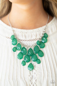 Paparazzi Necklace - Front Row Flamboyance - Green