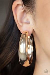 Paparazzi Earring - Flat Out Flawless - Gold