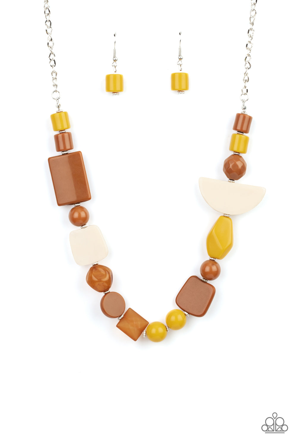 Paparazzi Necklace - Tranquil Trendsetter - Yellow