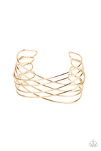 Load image into Gallery viewer, Paparazzi Bracelet - Strike Out Shimmer - Gold
