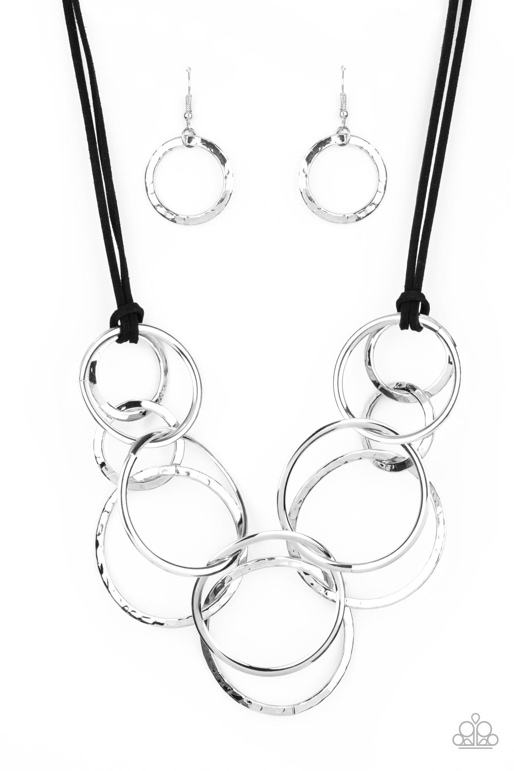 Paparazzi Necklace - Spiraling Out of COUTURE - Silver