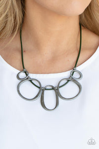 Paparazzi Necklace - Historical Hipster - Green