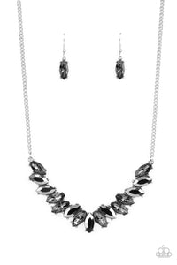 Paparazzi Necklace - Galaxy Game-Changer - Silver