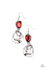 Load image into Gallery viewer, Paparazzi Earring - Galactic Drama - Red

