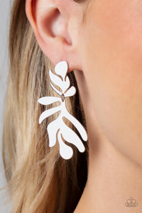 Paparazzi Earring - Palm Picnic - Silver