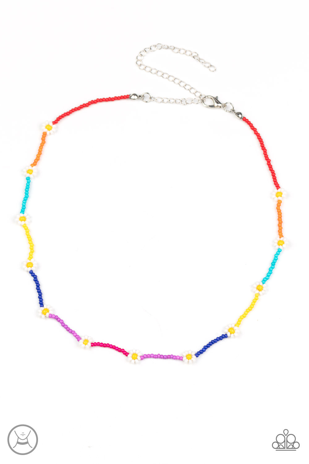 Paparazzi Necklace - Colorfully Flower Child - Multi