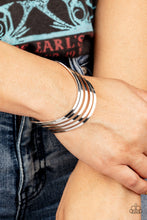 Load image into Gallery viewer, Paparazzi Bracelet - Tantalizingly Tiered - Silver
