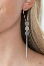 Load image into Gallery viewer, Paparazzi Earring - Bolo Beam - Silver
