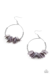 Paparazzi Earring - Caribbean Cocktail - Silver