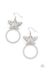 Load image into Gallery viewer, Paparazzi Earring - Paradise Found - White
