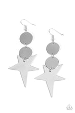 Load image into Gallery viewer, Paparazzi Earring - Star Bizarre - Silver
