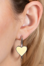 Load image into Gallery viewer, Paparazzi Earring - Kiss Up - Yellow
