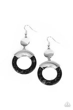 Load image into Gallery viewer, Paparazzi Earring - ENTRADA at Your Own Risk - Black

