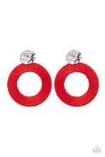 Load image into Gallery viewer, Paparazzi Earring - Strategically Sassy - Red
