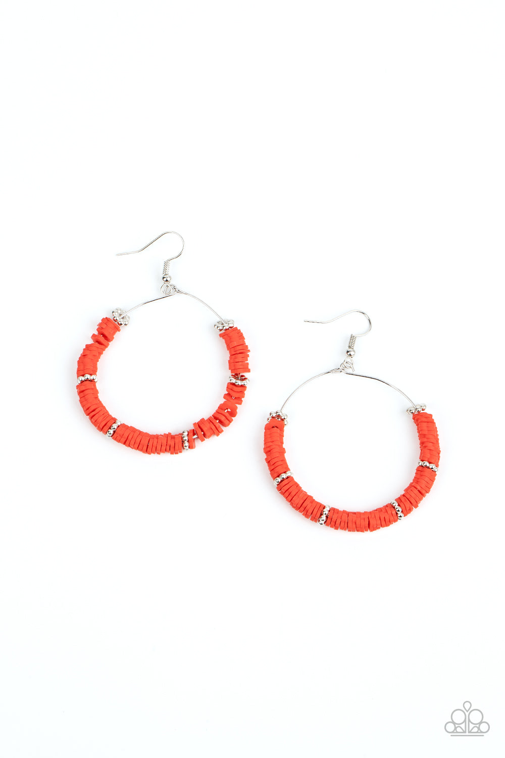 Paparazzi Earring - Loudly Layered - Red