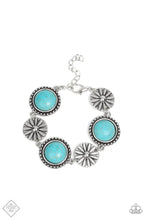 Load image into Gallery viewer, Paparazzi Bracelet - Fredonia Flower Patch - Blue
