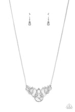 Load image into Gallery viewer, Paparazzi Necklace - Thunderstruck Teardrops - White
