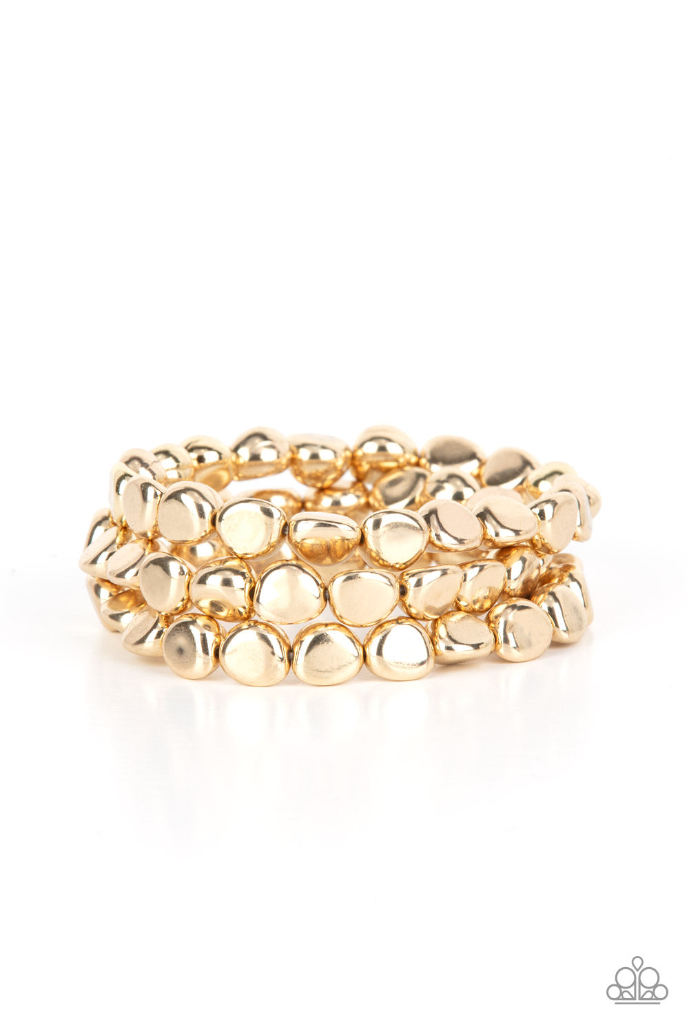 Paparazzi Bracelet - HAUTE Stone - Gold