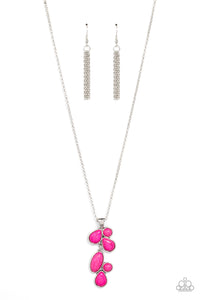 Paparazzi Necklace - Wild Bunch Flair - Pink