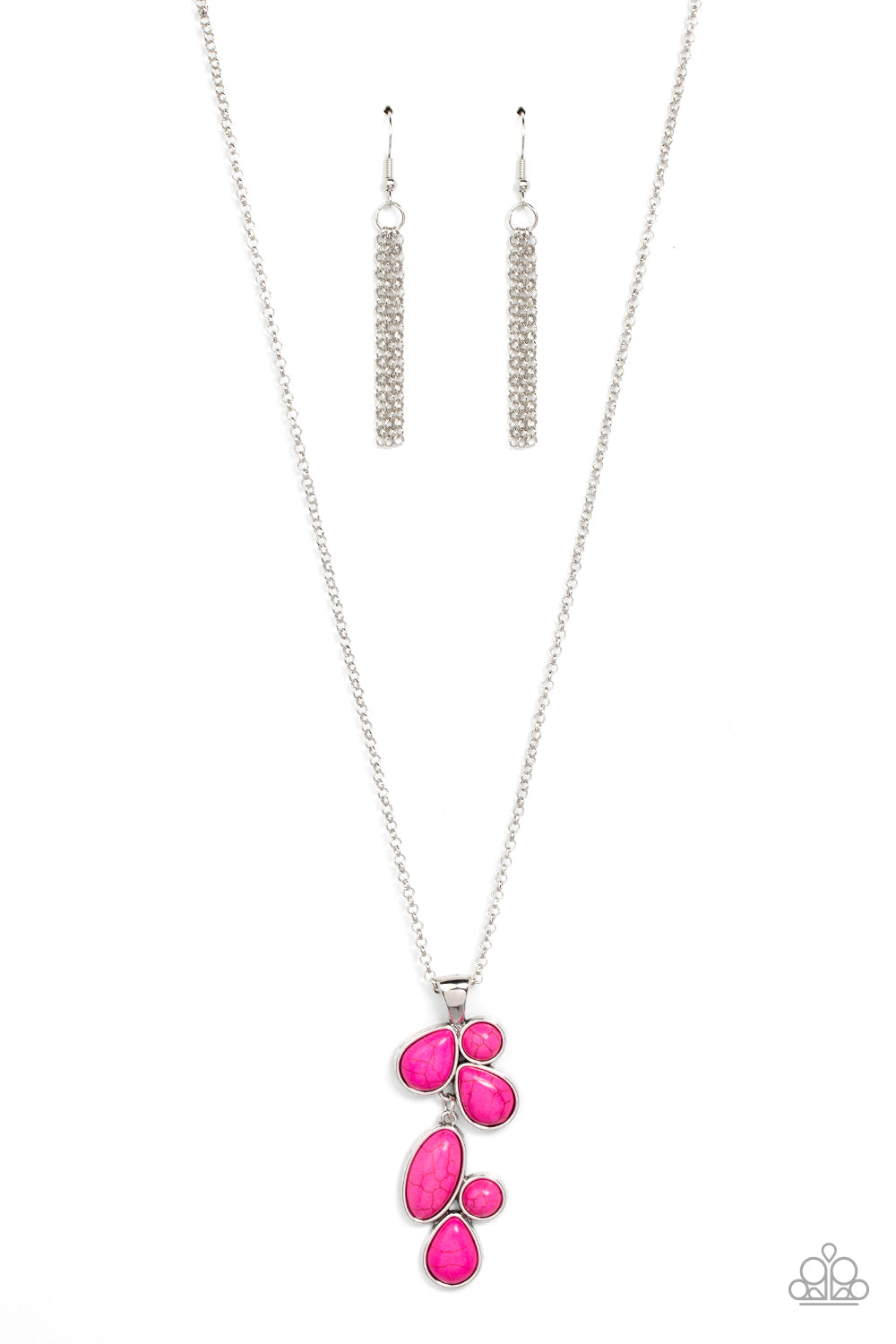 Paparazzi Necklace - Wild Bunch Flair - Pink