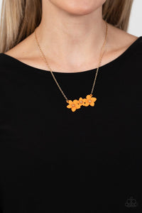 Paparazzi Necklace - Petunia Picnic - Orange