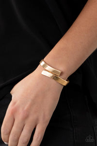 Paparazzi Bracelet -Dare to Flare - Gold