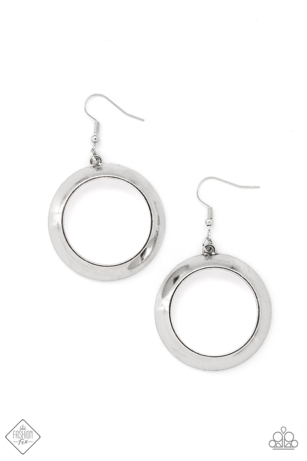 Paparazzi Earring - Authentic Appeal - Silver